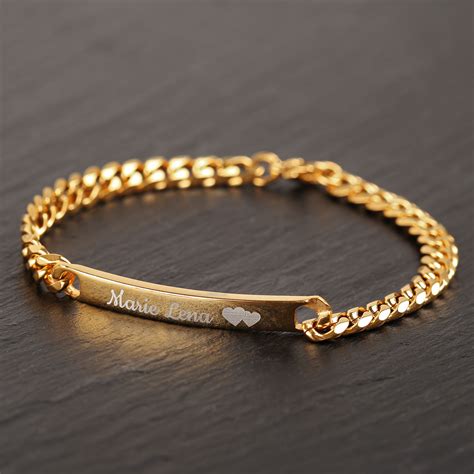 gold armband damen personalisiert